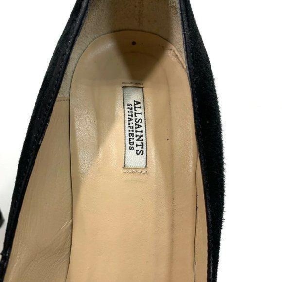AllSaints Cigarette Concealed Suede Heels Pumps - Picture 10 of 10